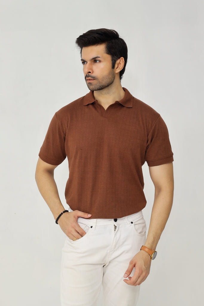 Drop Needle Polo | Light Sand